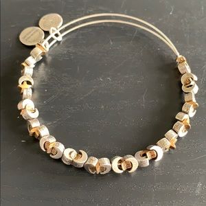 Alex and Ani Moon and Star Beaded Bangle